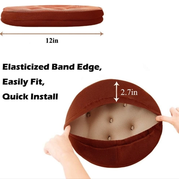 Brown Big Hippo Barstool Seats - Picture 6 of 9